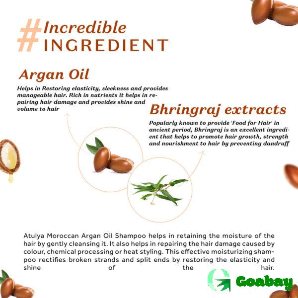Atulya Shampoo with moroccan argan oil - Image 3