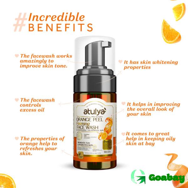 Atulya Face Wash orange peel - Image 2
