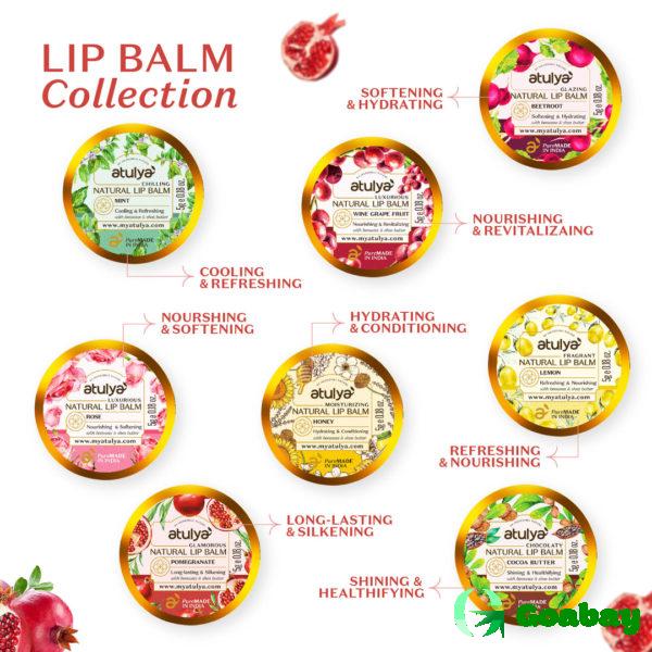 Atulya Lip Balm pomegranate - Image 4
