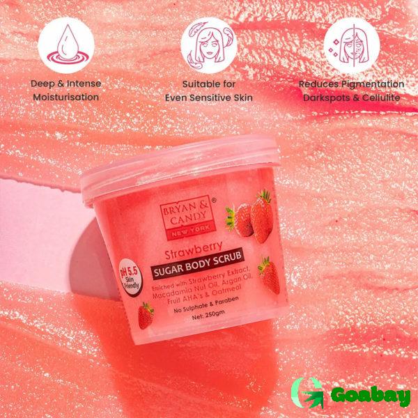 Sugar Body Scrub Strawberry - Image 3
