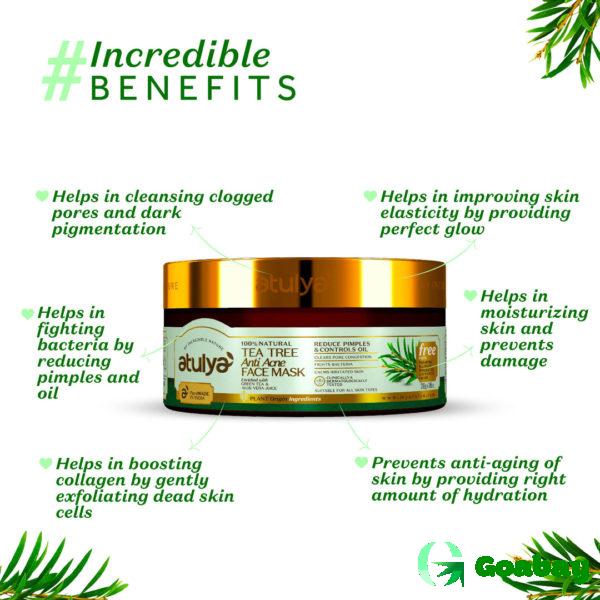 Atulya Face Mask tea tree - Image 2