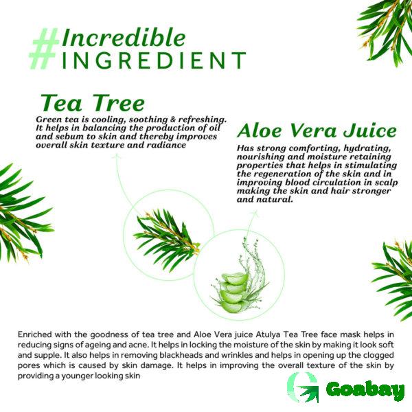 Atulya Face Mask tea tree - Image 3