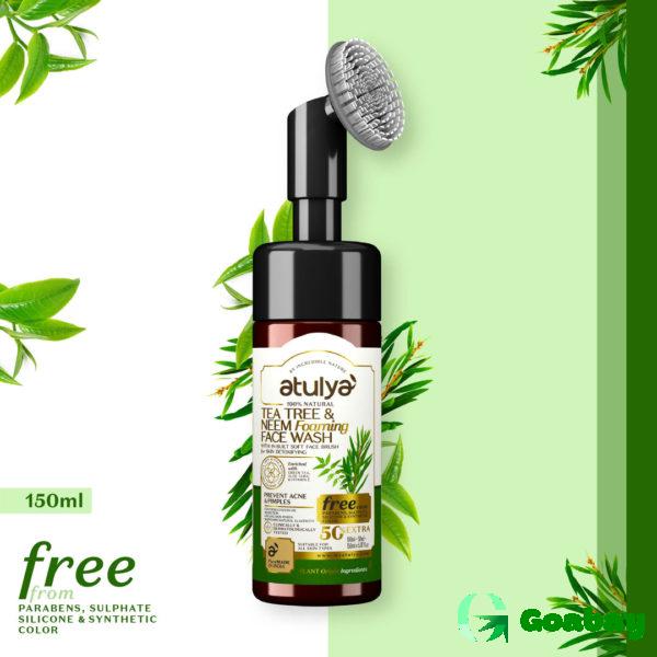 Atulya Foaming Face Wash tea tree-neem