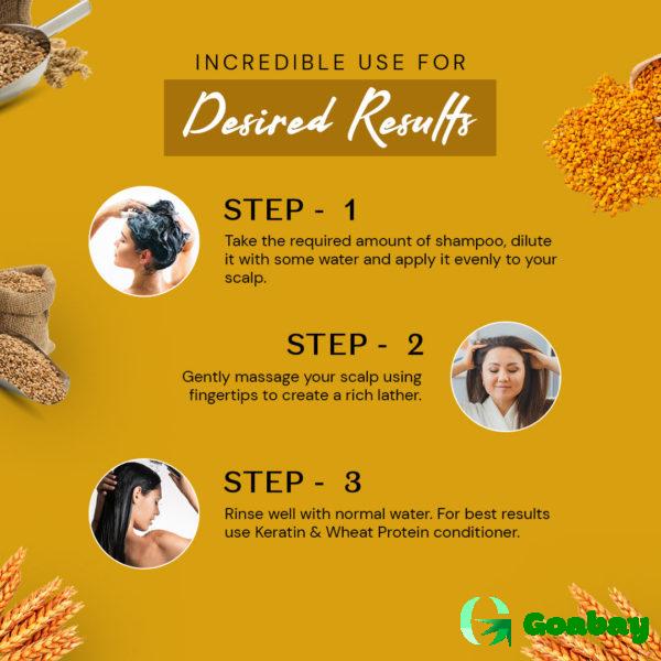 Atulya Shampoo keratin-wheat protein - Image 2
