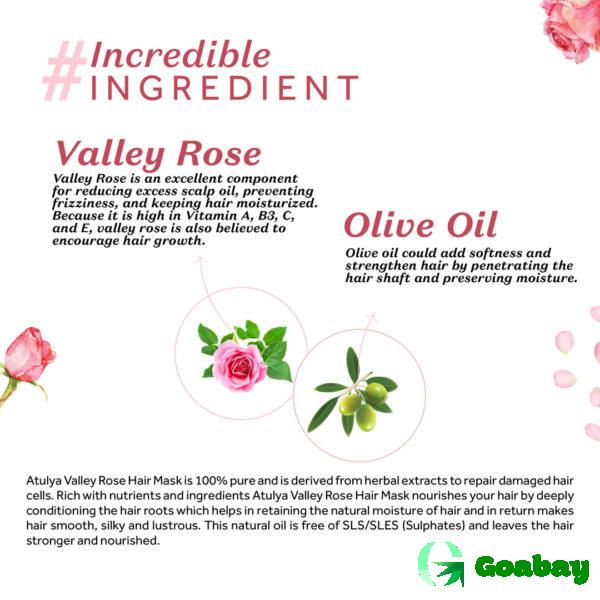 Atulya Hair Mask valley rose - Image 3
