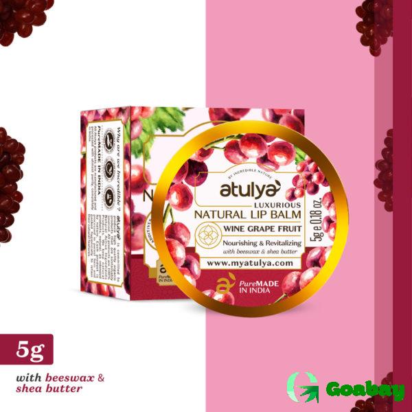 Atulya Lip Balm wine grape