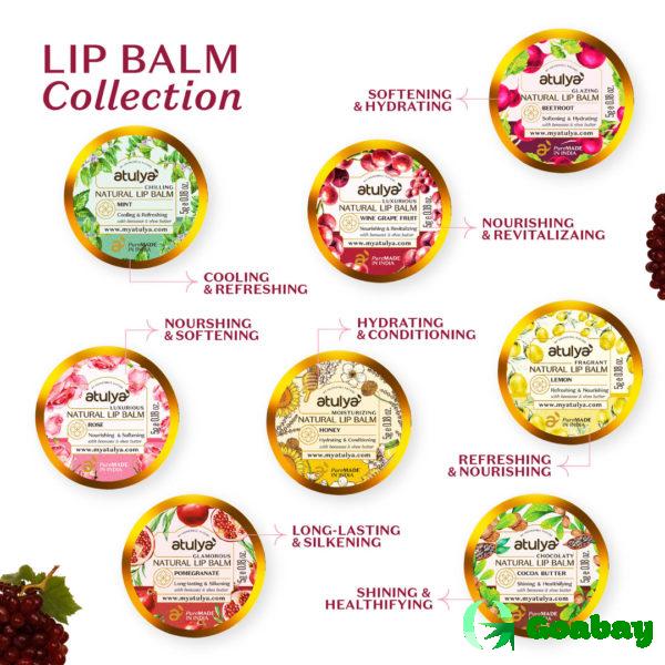 Atulya Lip Balm wine grape - Image 4