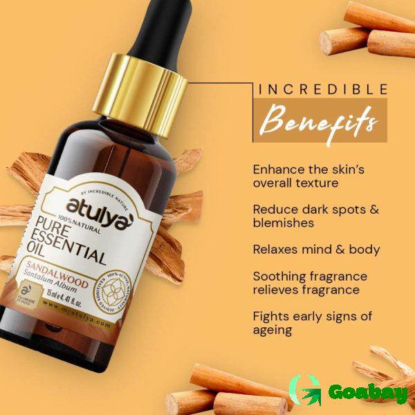 Atulya sandalwood essential oil - 15ml - Image 3