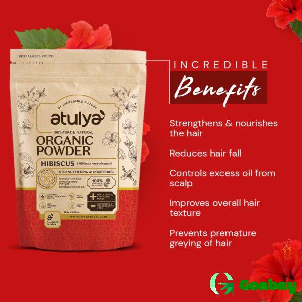Atulya Hair Powder hibiscus - Image 3