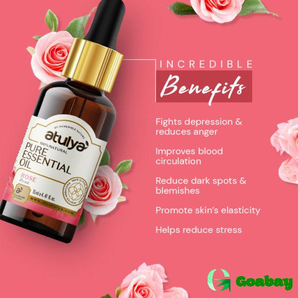 Atulya rose essential oil - 15ml - Image 3