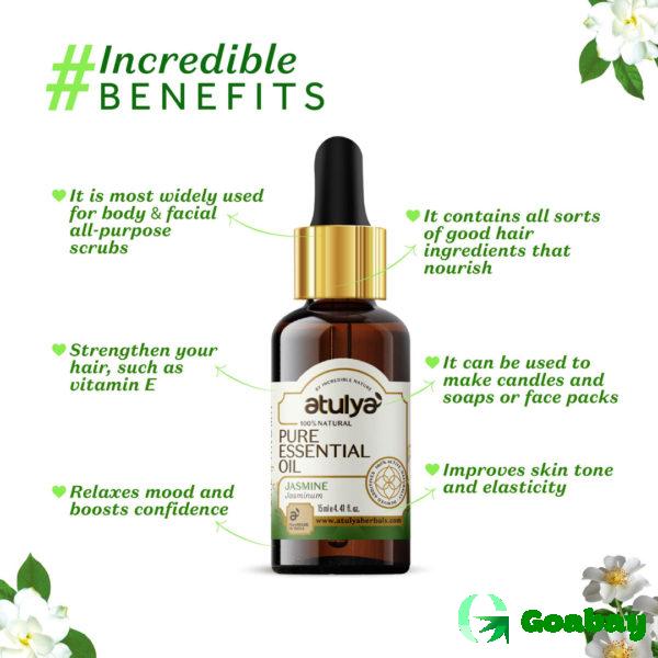 Atulya jasmine essential oil - 15ml - Image 2