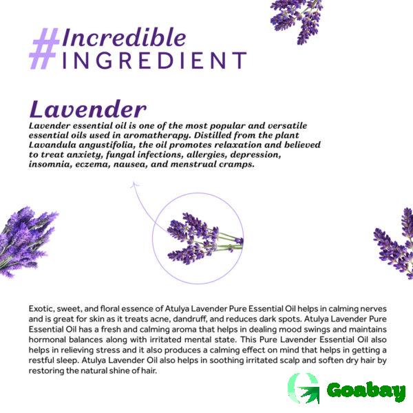 Atulya lavender essential oil - 15ml - Image 3