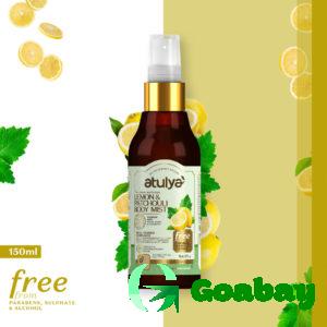 Atulya lemon & patchouli body mist