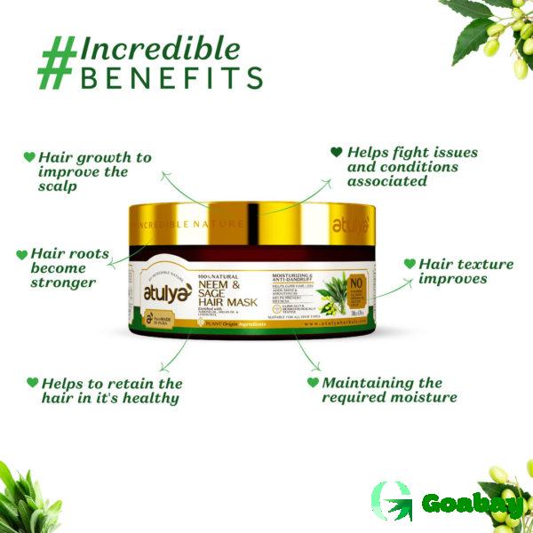 Atulya Hair Mask neem-sage - Image 2