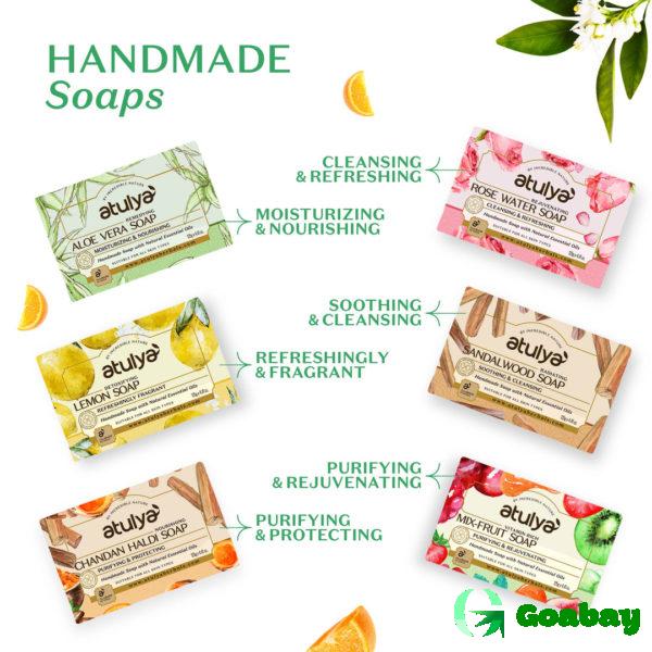 Atulya orange & lemongrass soap (value pack) - Image 4