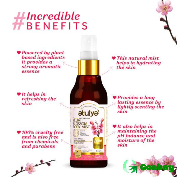 Atulya plum blossom body mist - Image 2