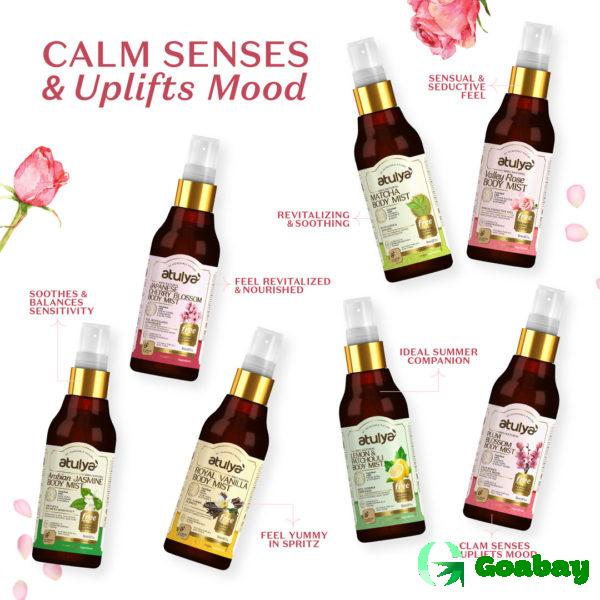 Atulya natural body spray valley rose - Image 4