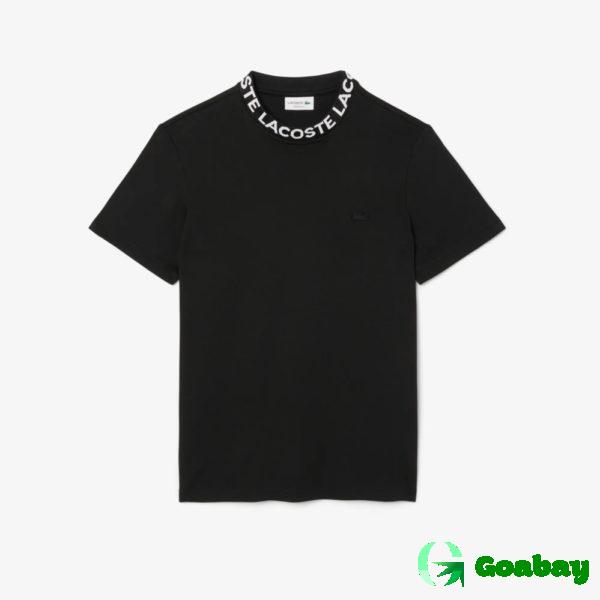 Лакосте Мужские Футболки Jacquard Branded Pique — изображение 2