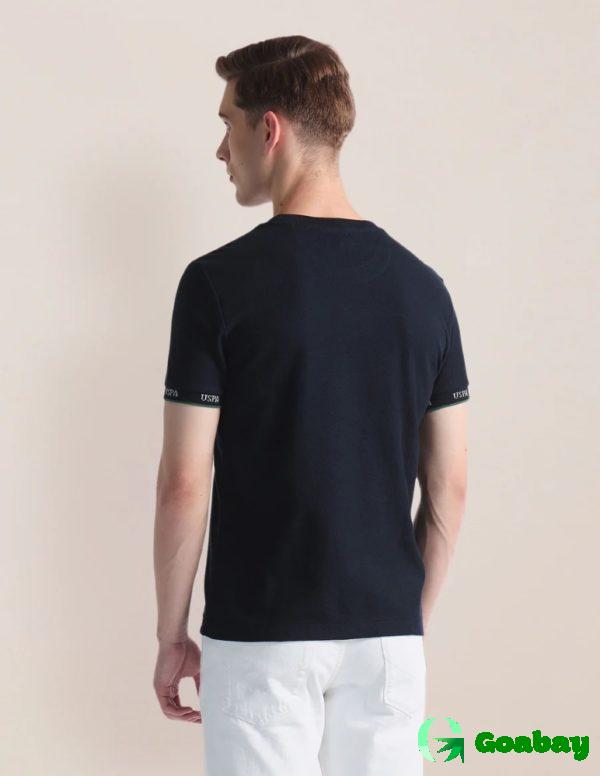 Ю.С. Поло Ассн Футболки Мужские Solid Slim — изображение 3