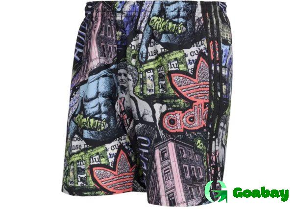 Adidas Shorts Man's x Jeremy Scott AOP