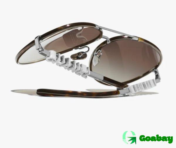 Chanel Men Sunglasses Pilot - Image 3